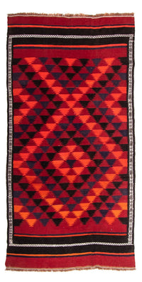 Runner Kelim Rug - Old - 280 x 145 cm - multicolored