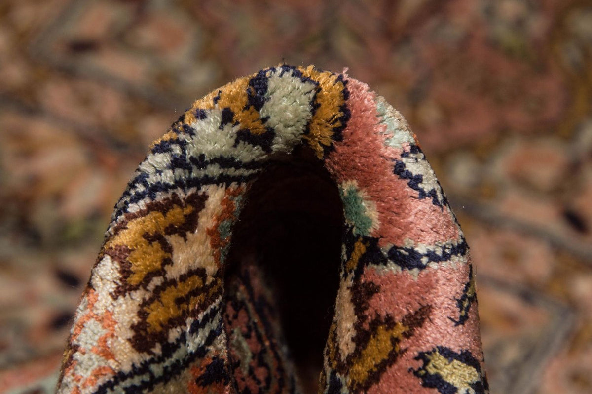 Runner Silk Rug - Kashmir Silk - 305 x 80 cm - multicolored