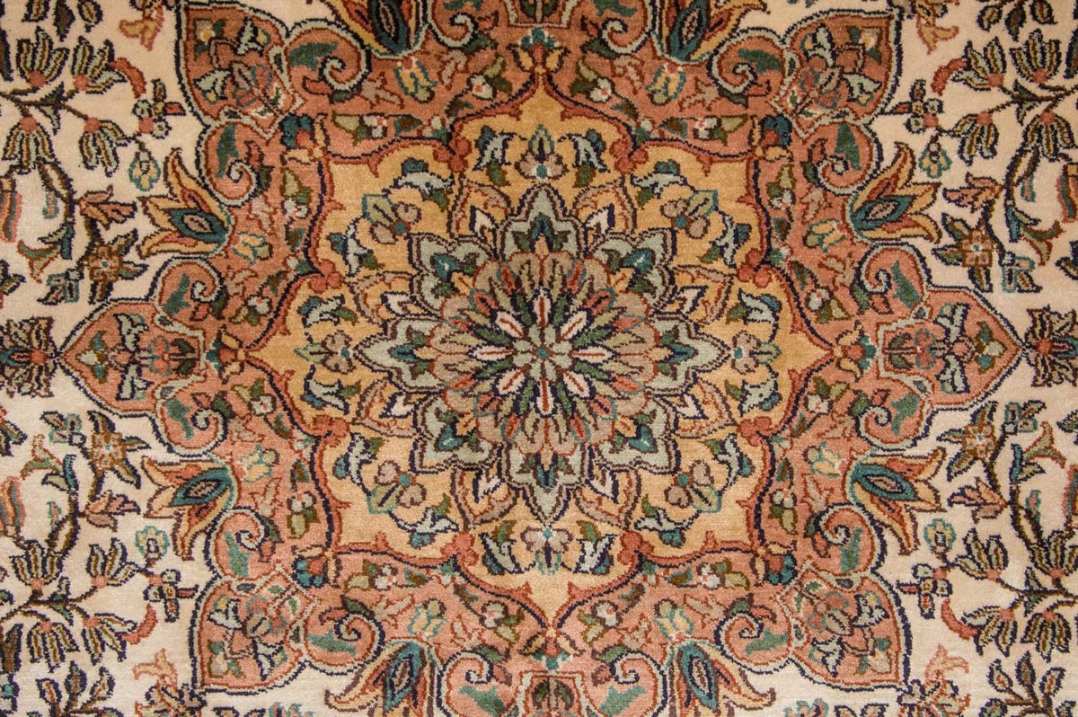 Silk Rug - Kashmir Silk - 295 x 173 cm - beige