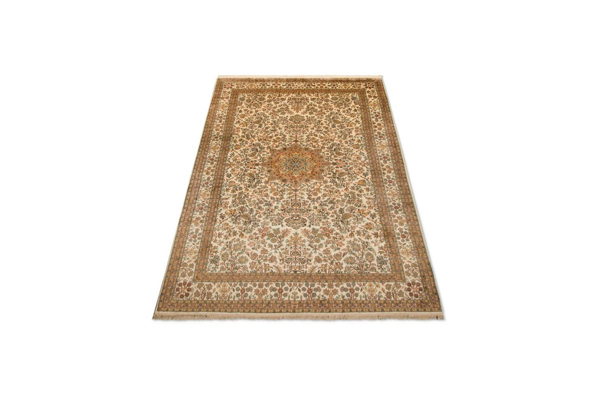 Silk Rug - Kashmir Silk - 295 x 173 cm - beige