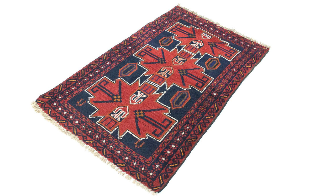Belutsch Rug - 122 x 77 cm - red
