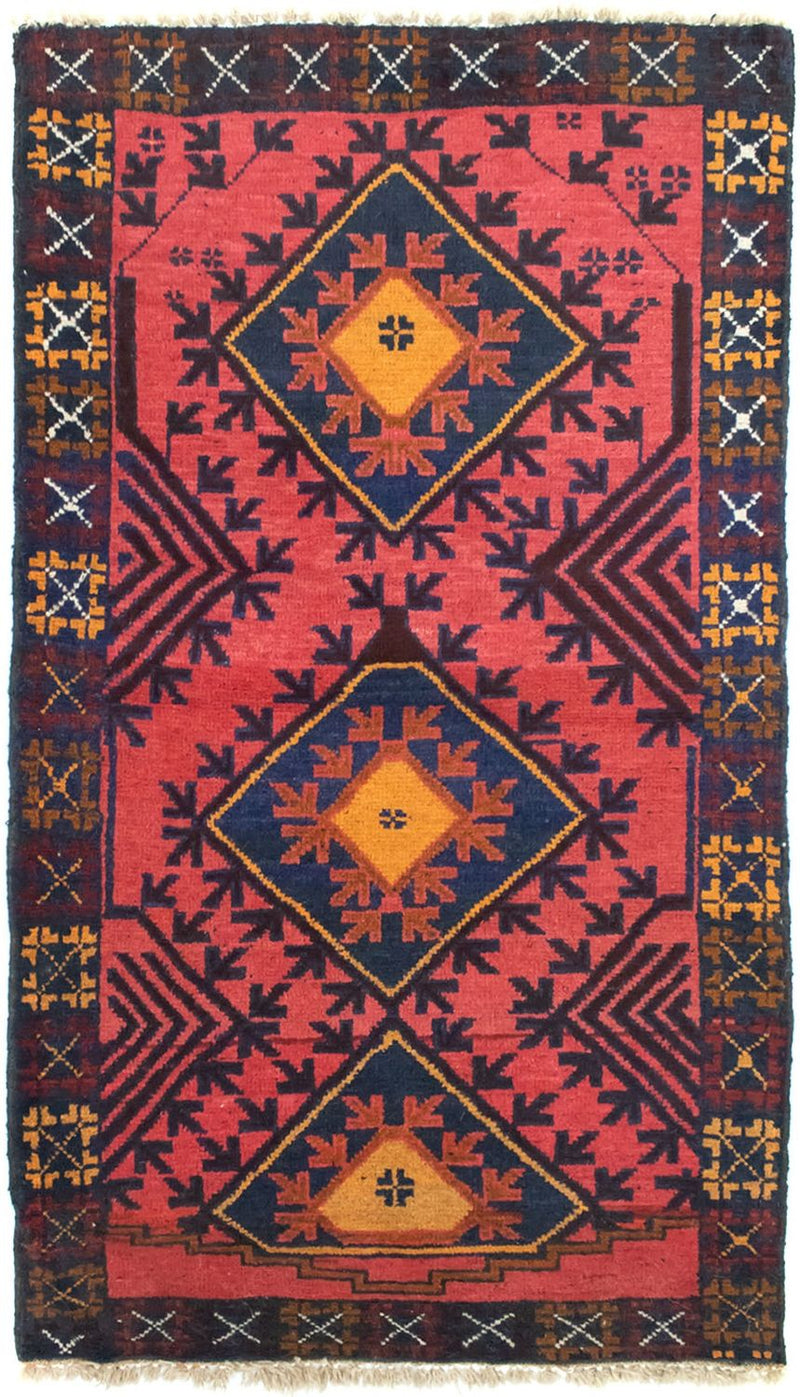 Belutsch Rug - 140 x 82 cm - red
