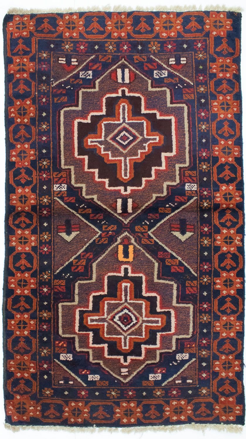 Belutsch Rug - 134 x 79 cm - blue