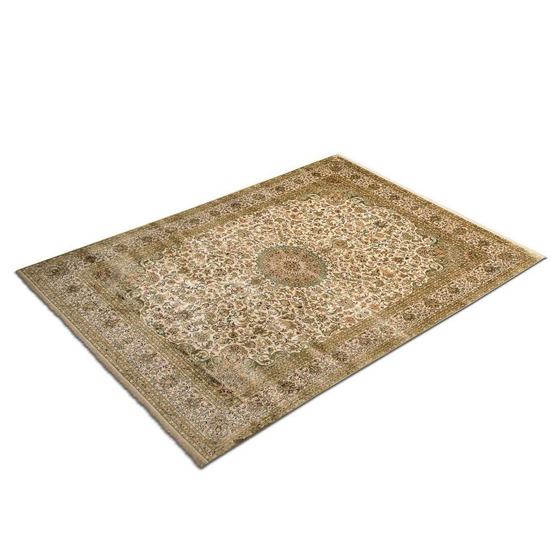 Silk Rug - Kashmir Silk - 314 x 213 cm - beige