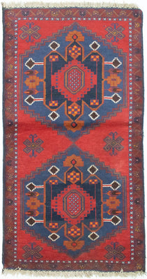 Belutsch Rug - 152 x 85 cm - red