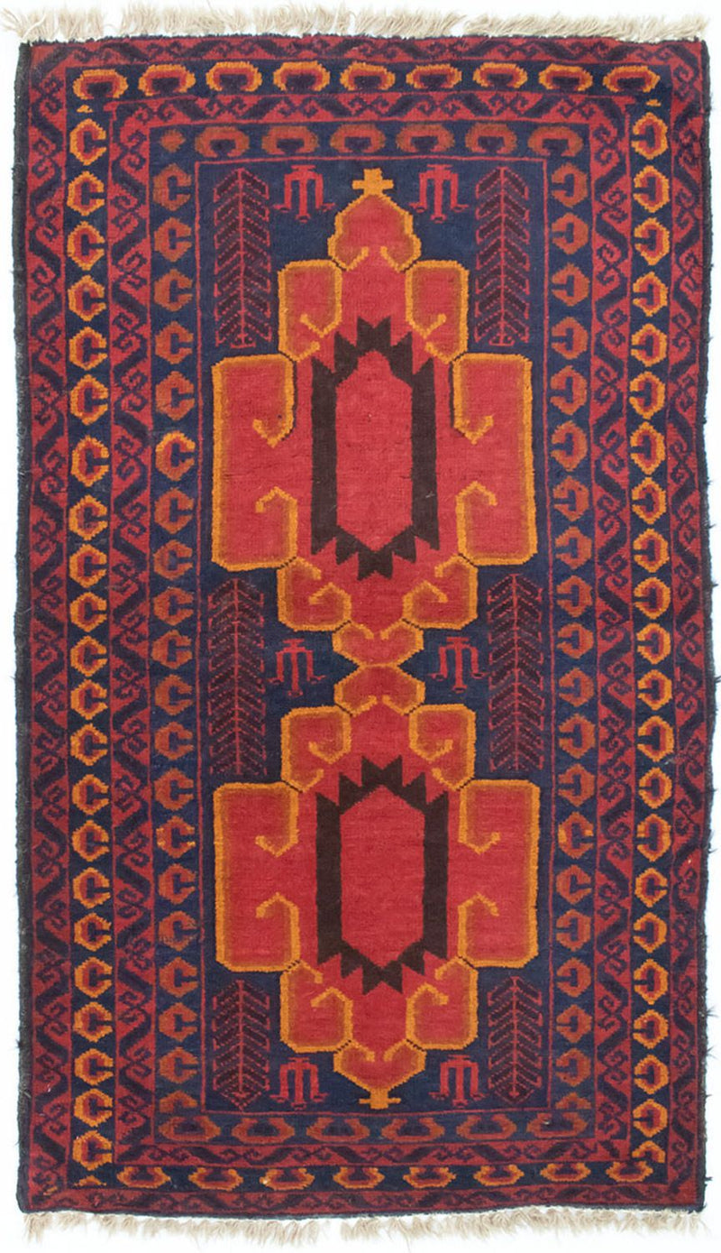 Belutsch Rug - 138 x 78 cm - blue
