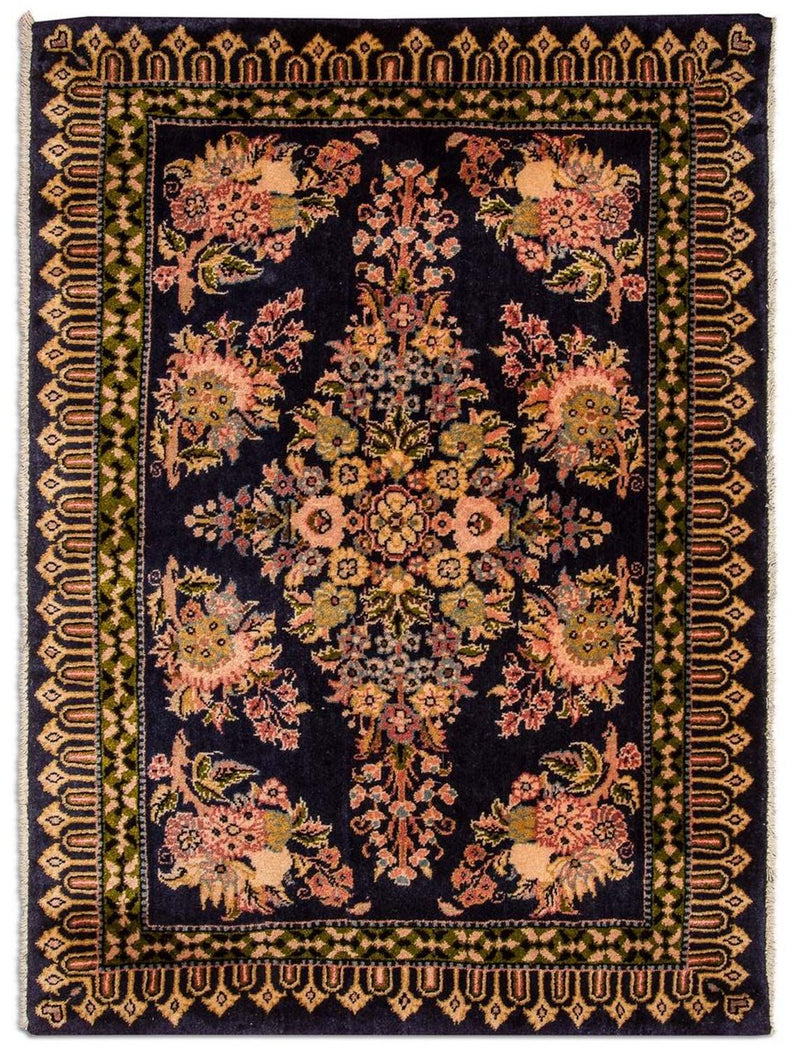 Perser Rug - Keshan - 98 x 70 cm - dark blue
