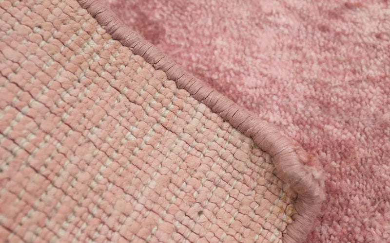 Viscose Rug square  - 35 x 35 cm - rose