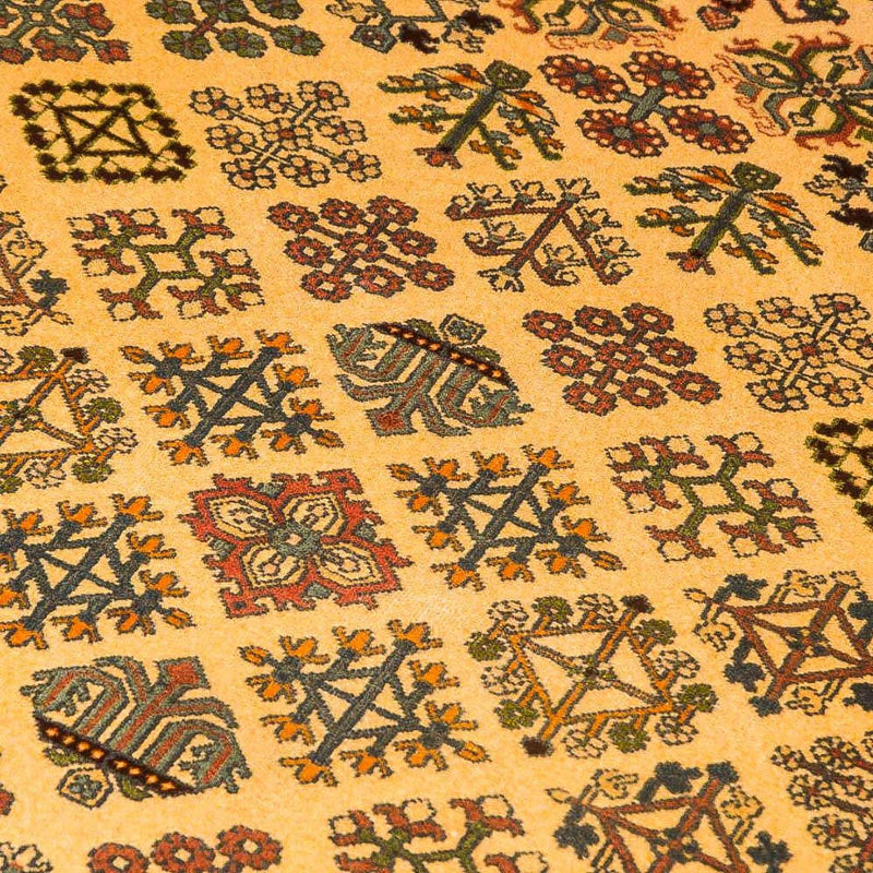 Turkaman Rug - 157 x 100 cm - gold