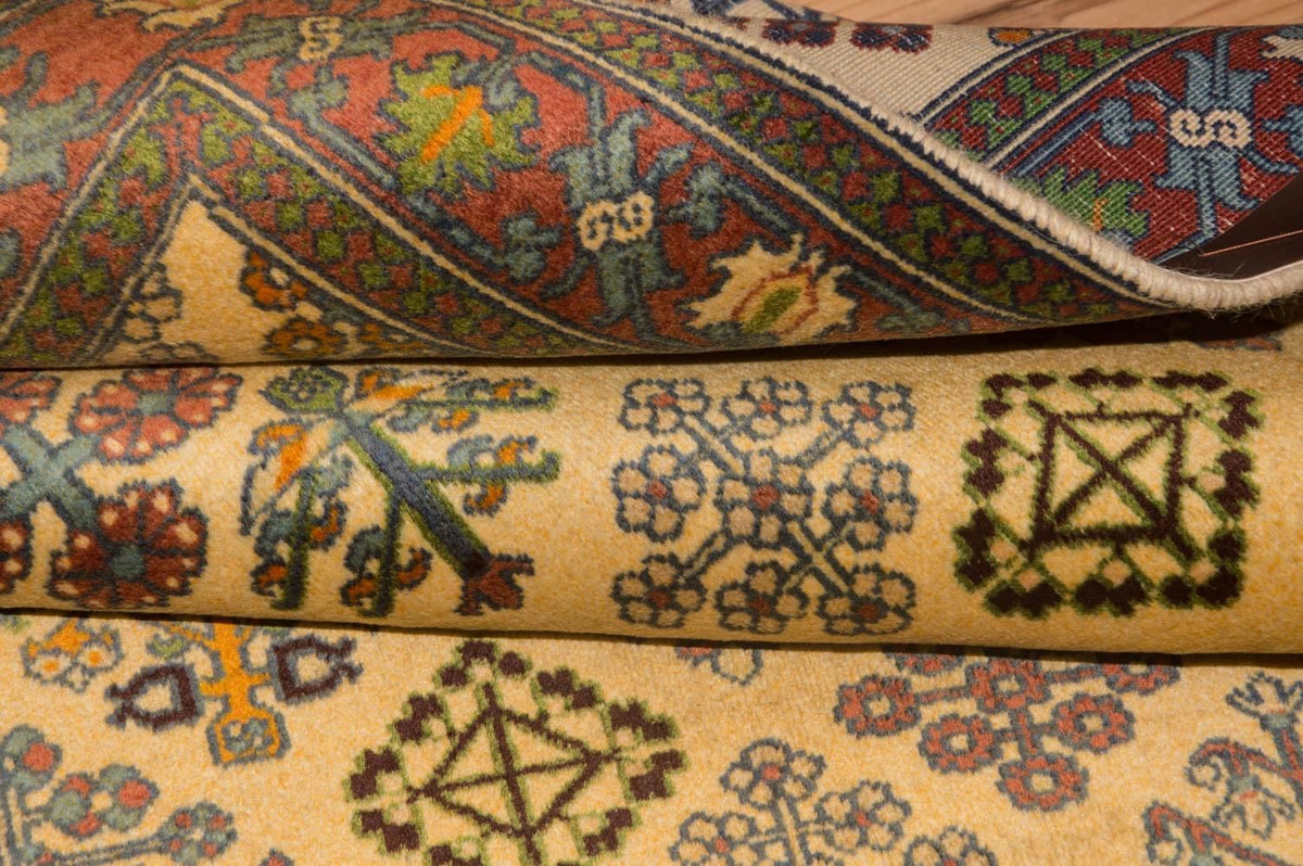 Turkaman Rug - 157 x 100 cm - gold