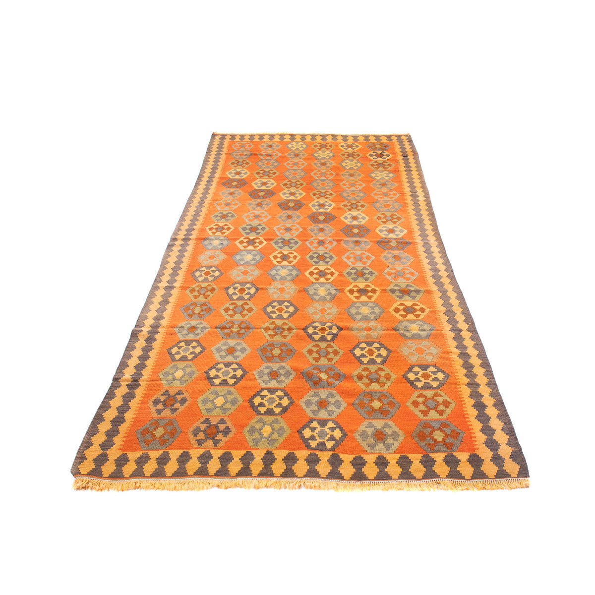 Runner Kelim Rug - Old - 290 x 140 cm - multicolored
