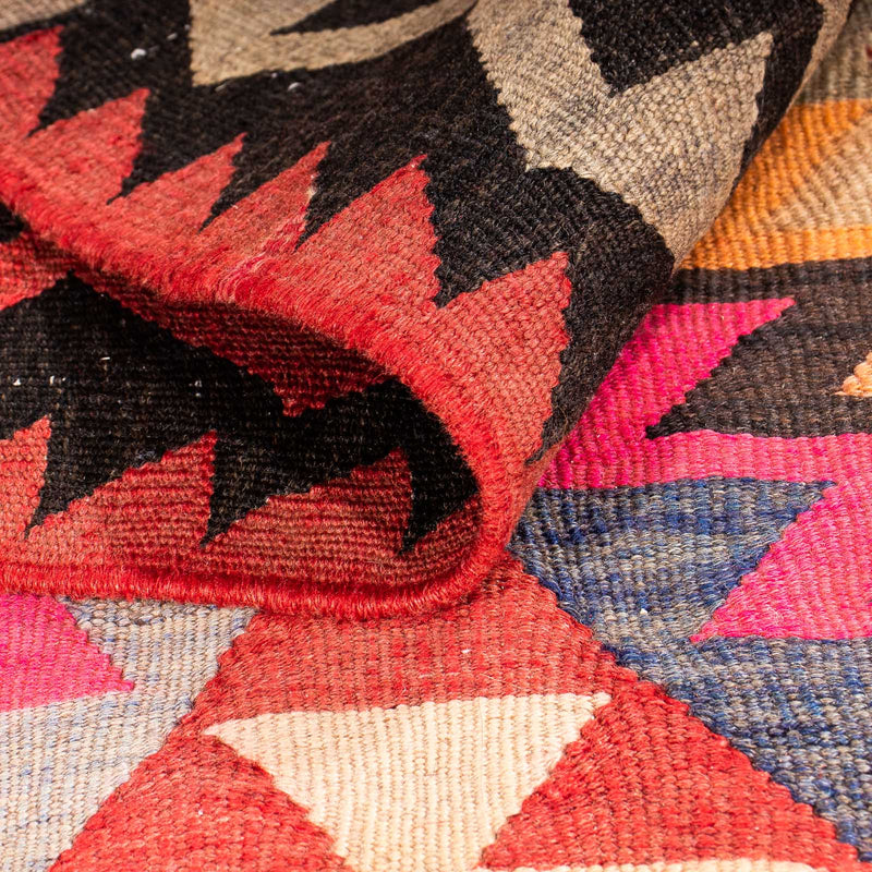 Runner Kelim Rug - Old - 350 x 150 cm - multicolored