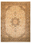 Kashmir Silk Rug 234x342cm - Oriental Rug - Rectangle / Beige / 234 x 342 cm Rectangle