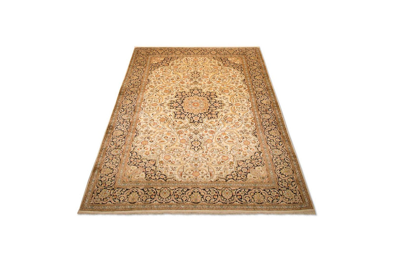 Silk Rug - Kashmir Silk - 342 x 234 cm - beige