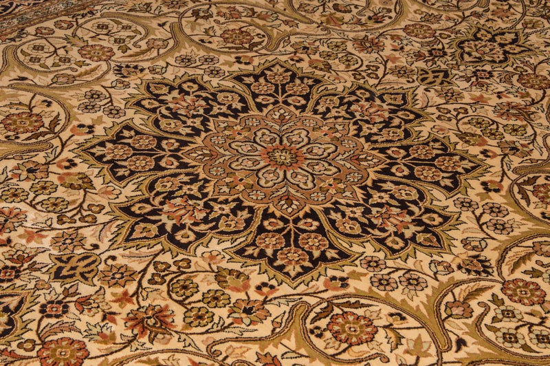 Silk Rug - Kashmir Silk - 342 x 234 cm - beige
