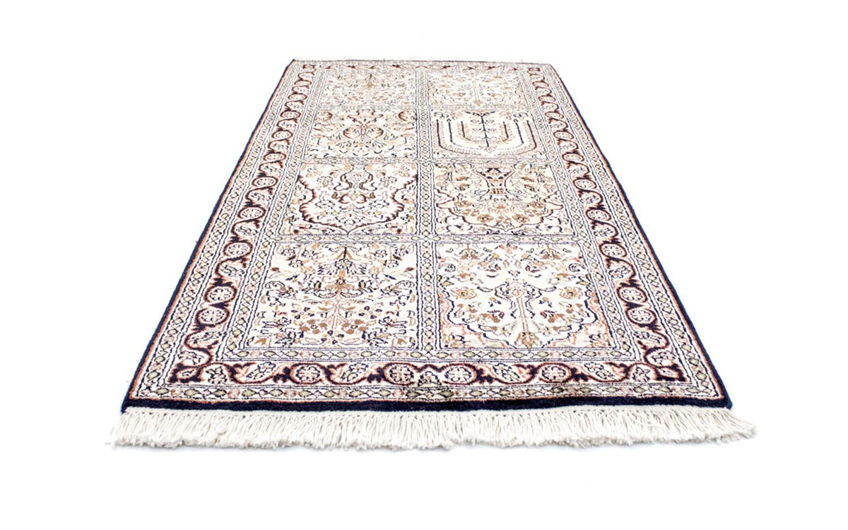Silk Rug - Kashmir Silk - 124 x 65 cm - multicolored