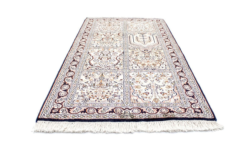 Silk Rug - Kashmir Silk - 124 x 65 cm - multicolored