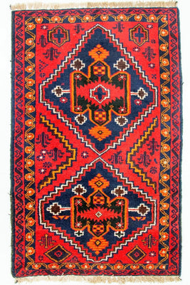 Belutsch Rug - 125 x 72 cm - red