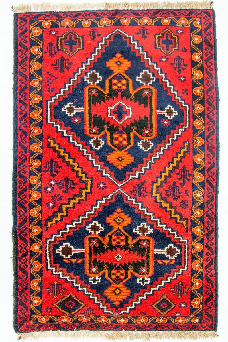 Belutsch Rug - 125 x 72 cm - red