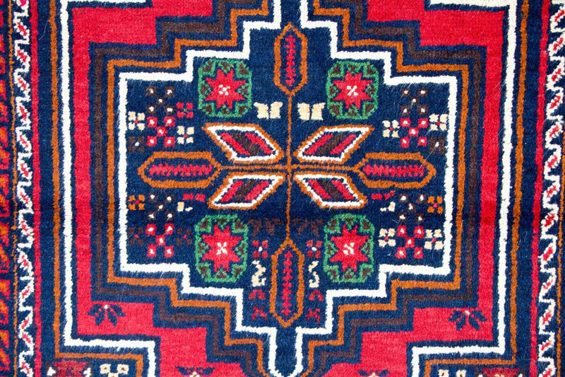 Belutsch Rug - 126 x 73 cm - red
