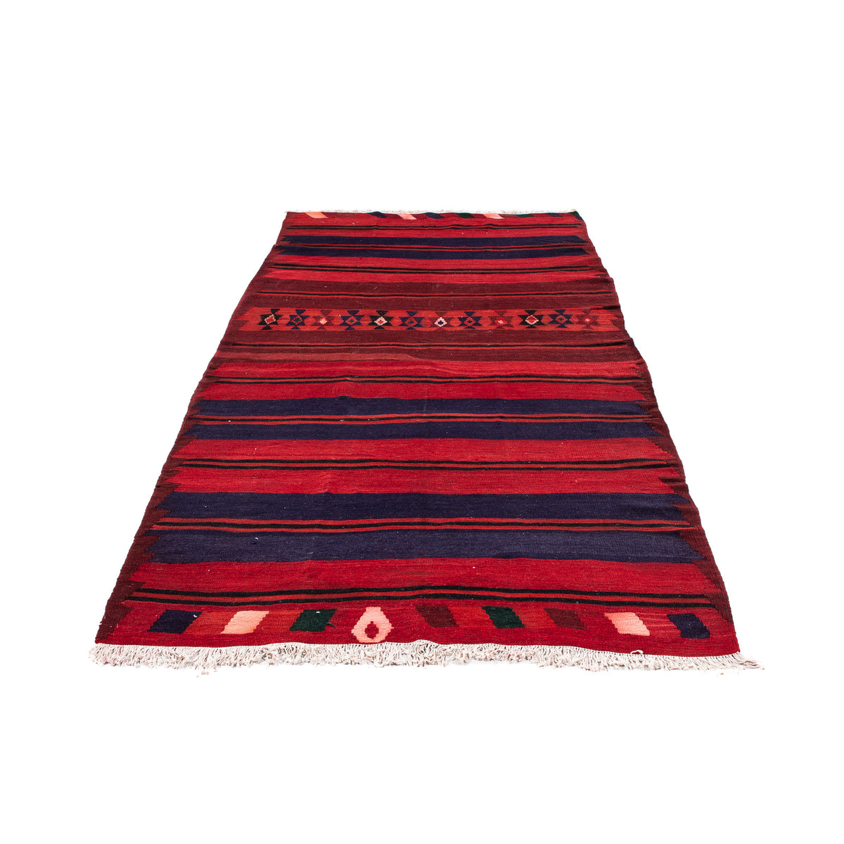 Runner Kelim Rug - Old - 315 x 155 cm - multicolored