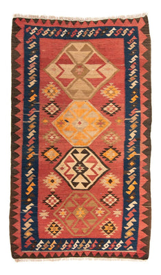 Kelim Rug - Old - 200 x 110 cm - multicolored