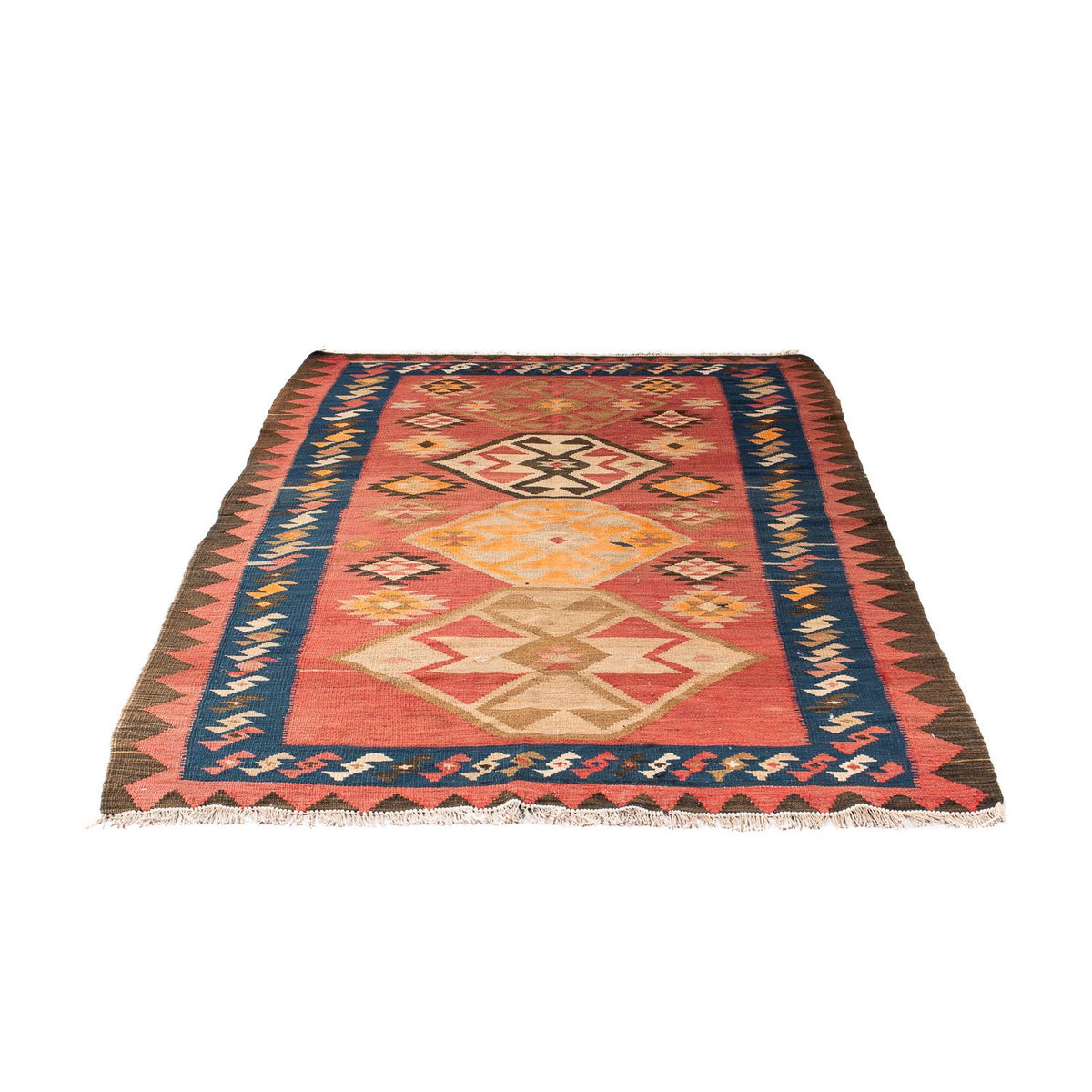 Kelim Rug - Old - 200 x 110 cm - multicolored