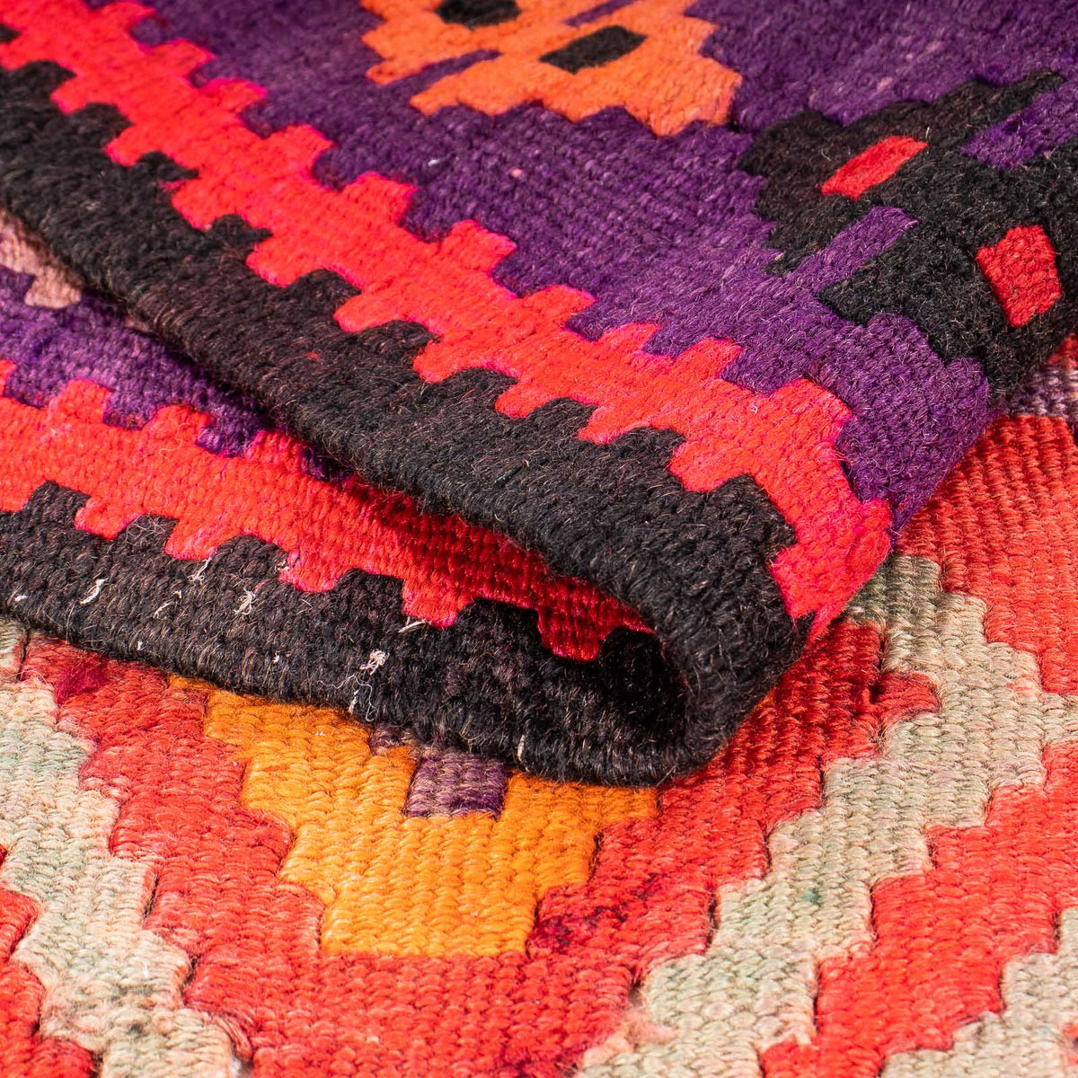 Kelim Rug - Old square  - 150 x 142 cm - multicolored