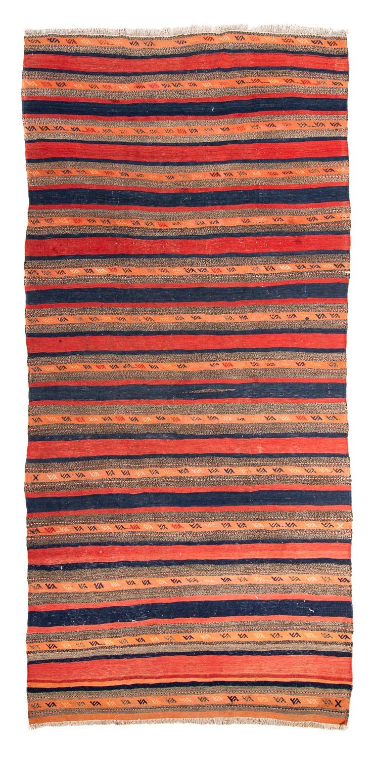 Runner Kelim Rug - Old - 312 x 142 cm - multicolored
