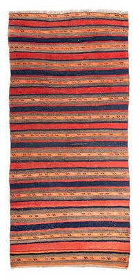 Runner Kelim Rug - Old - 312 x 142 cm - multicolored