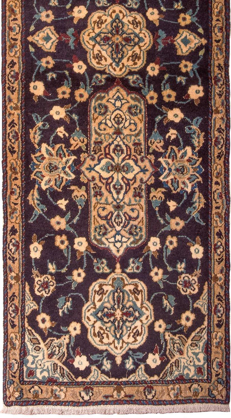 Runner Perser Rug - Nain - Royal - 202 x 59 cm - dark blue
