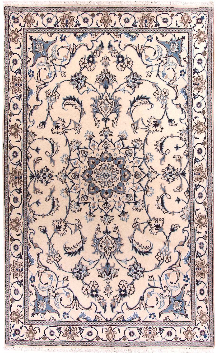 Perser Rug - Nain - 202 x 120 cm - beige