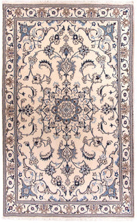 Perser Rug - Nain - 202 x 120 cm - beige
