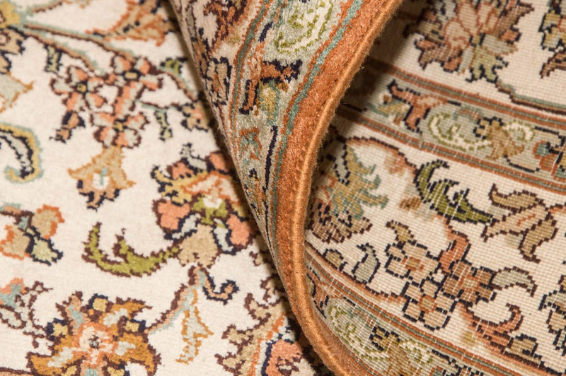 Silk Rug - Kashmir Silk - 157 x 90 cm - beige