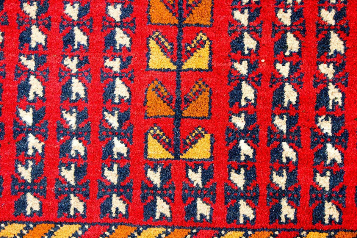 Belutsch Rug - 126 x 73 cm - red