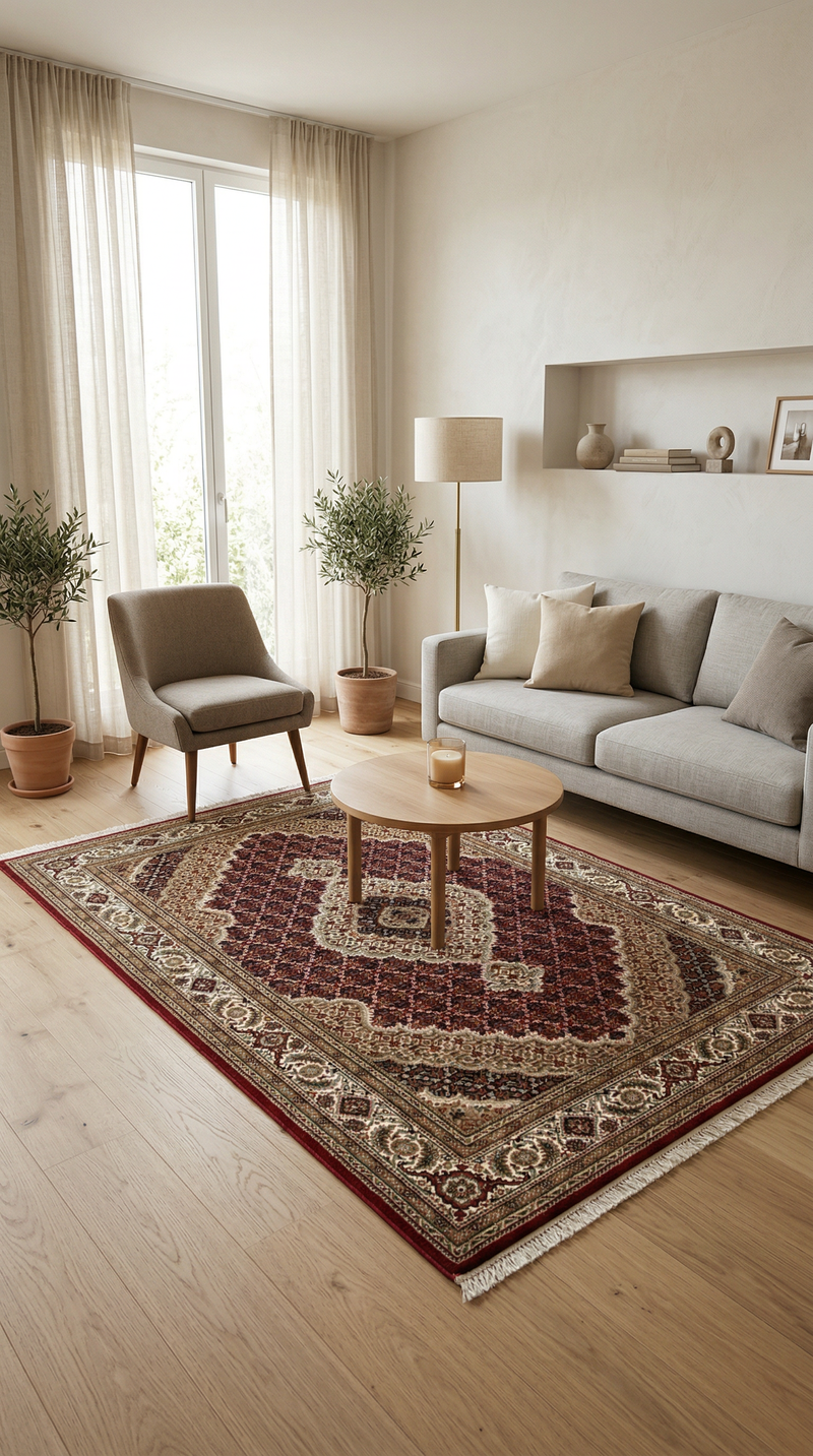 Perser Rug - Tabriz - 233 x 163 cm - red