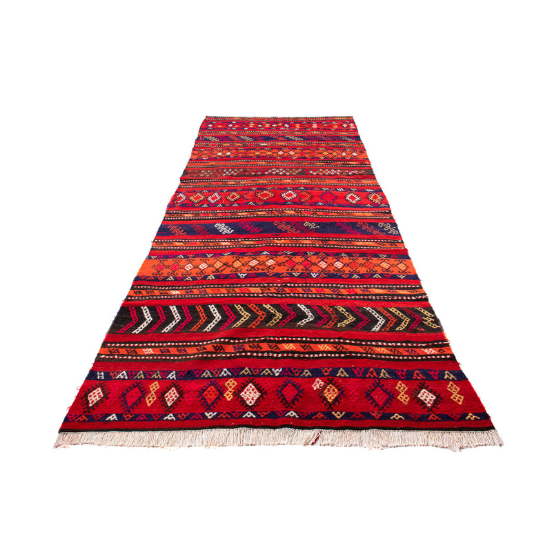 Runner Kelim Rug - Old - 350 x 145 cm - multicolored