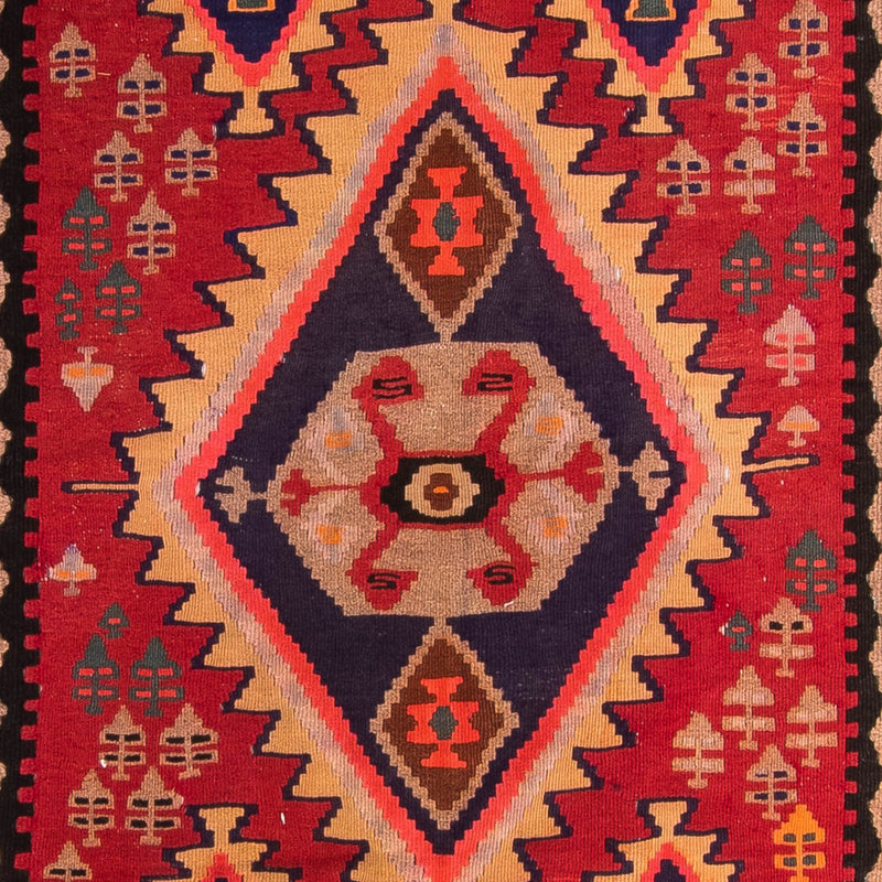 Runner Kelim Rug - Old - 360 x 170 cm - multicolored