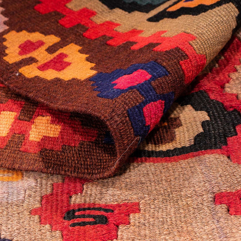 Runner Kelim Rug - Old - 360 x 170 cm - multicolored