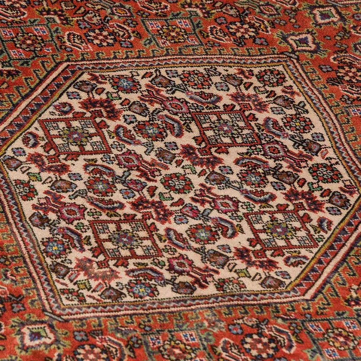 Runner Perser Rug - Bidjar - 214 x 77 cm - brown