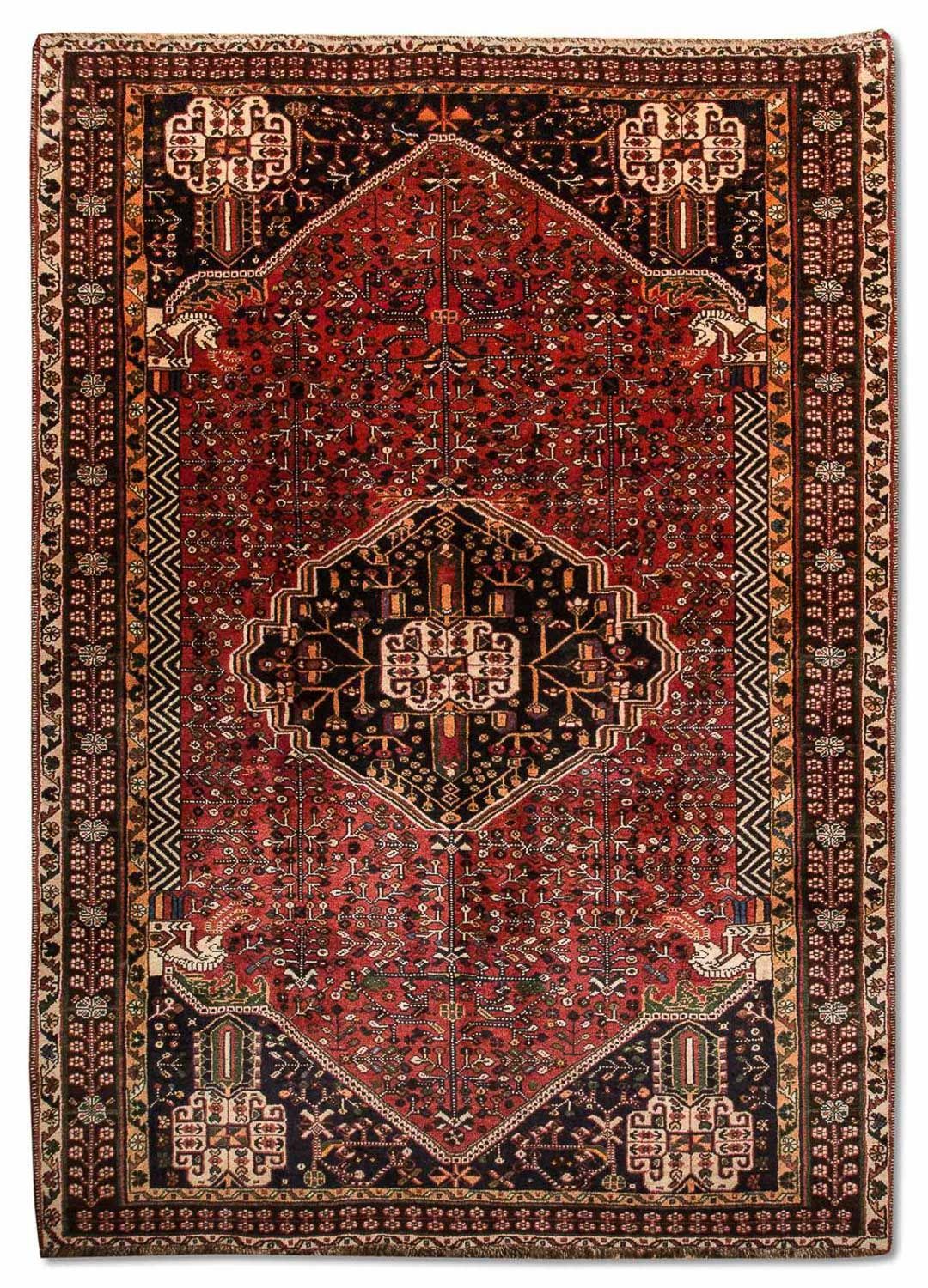 Perser Rug - Nomadic - 245 x 161 cm - red