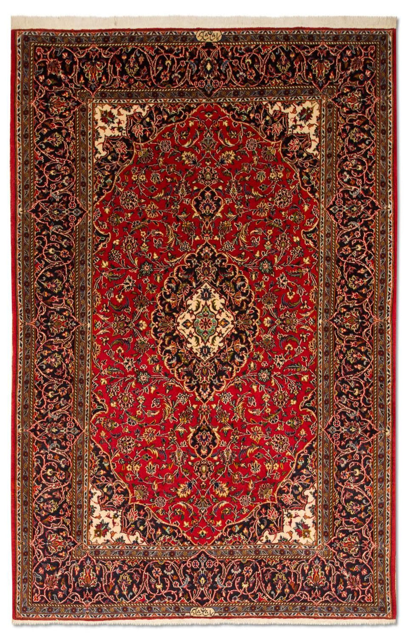 Perser Rug - Keshan - 216 x 141 cm - red