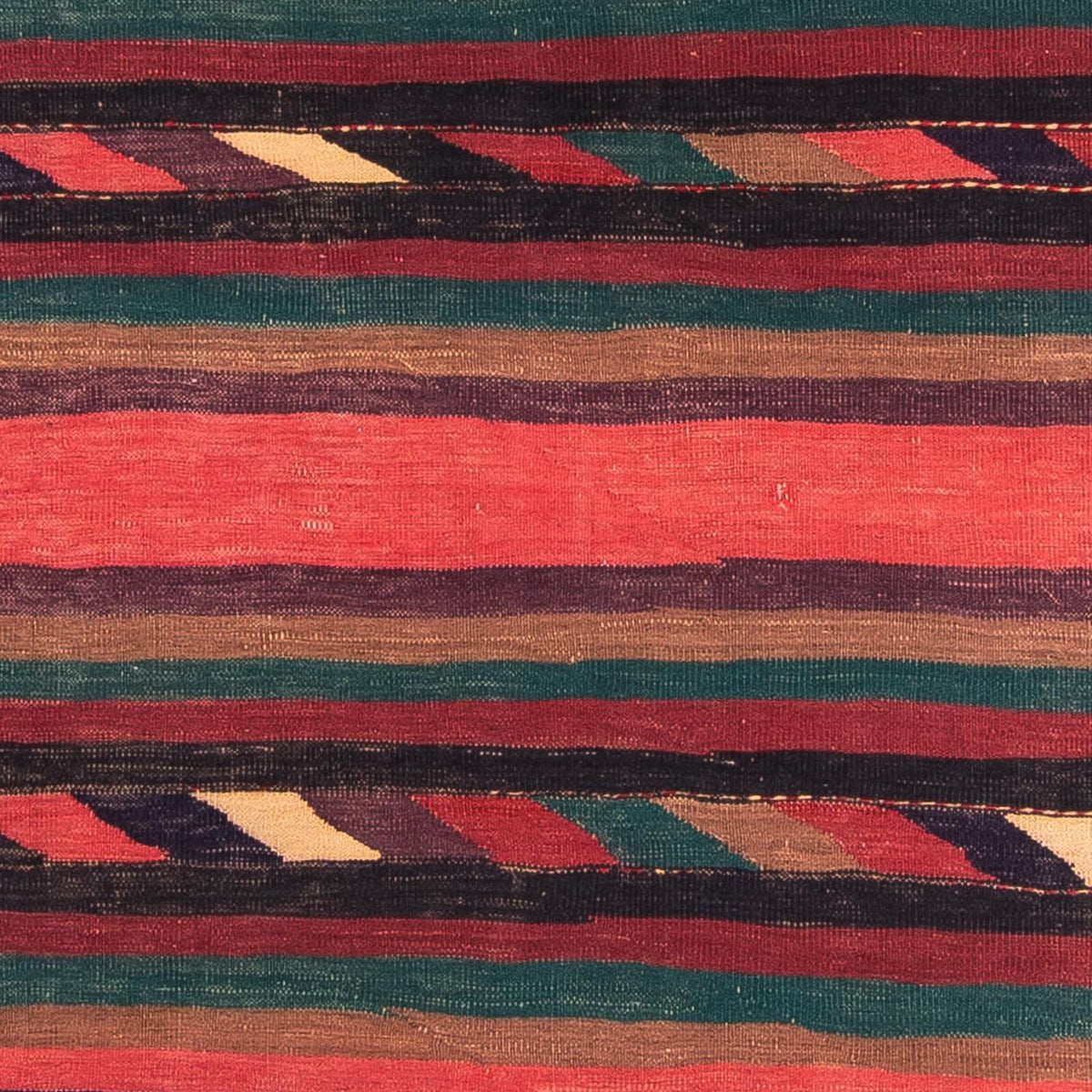 Kelim Rug - Old - 195 x 160 cm - multicolored