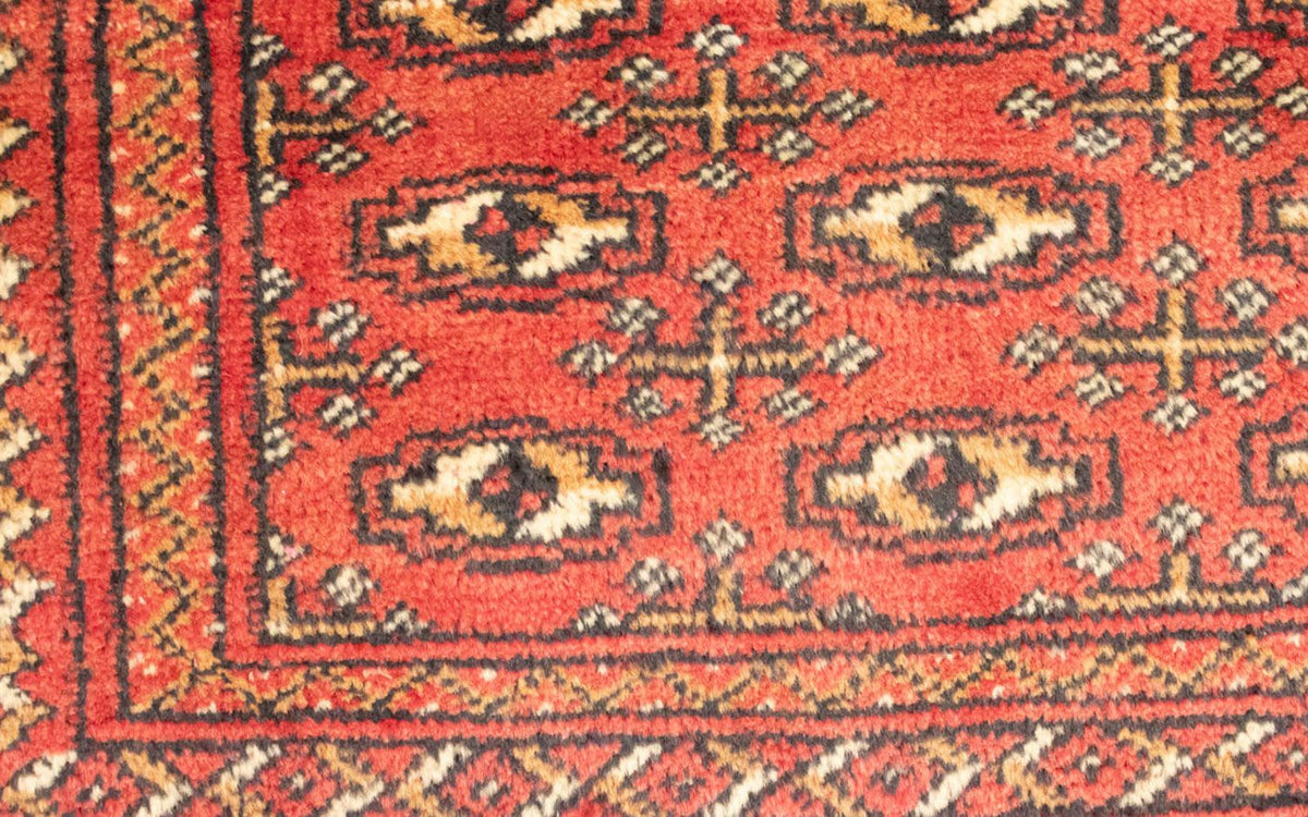 Runner Turkaman Rug - 100 x 50 cm - red