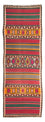 Runner Kelim Rug - Old - 400 x 142 cm - multicolored