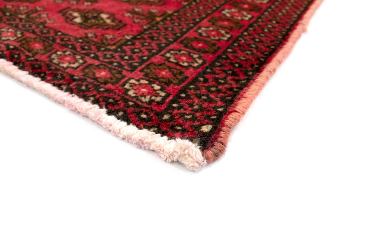 Runner Turkaman Rug - 100 x 50 cm - red