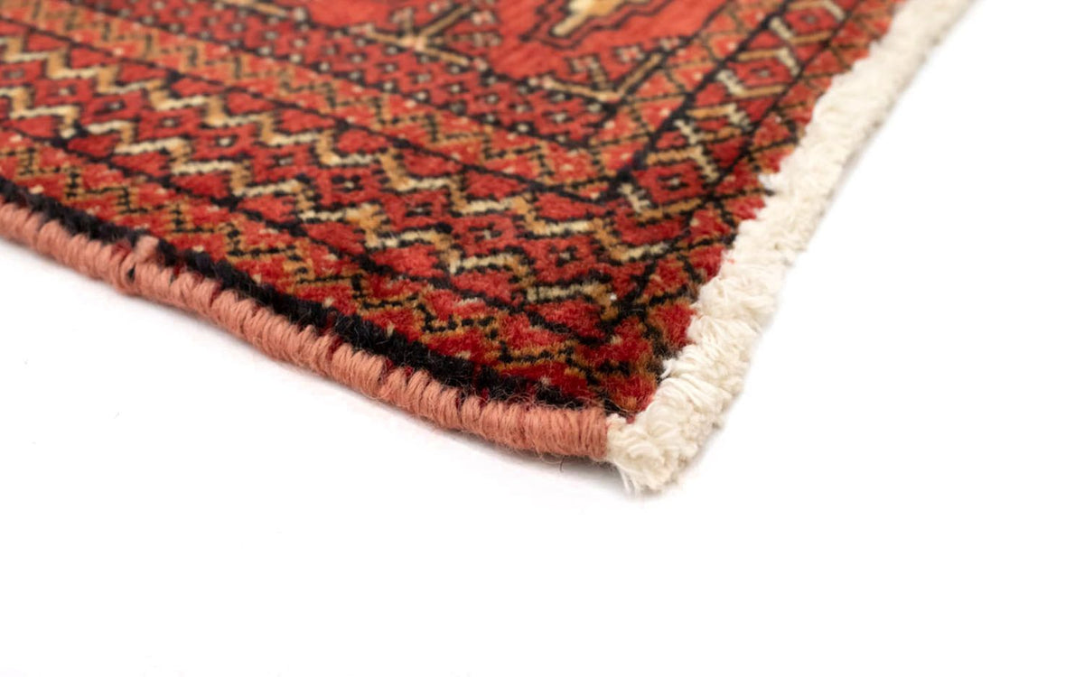 Runner Turkaman Rug - 100 x 50 cm - red