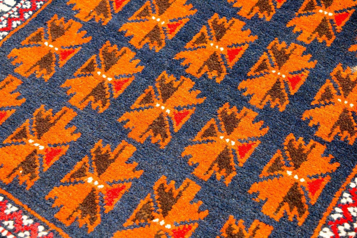 Belutsch Rug - 136 x 77 cm - blue