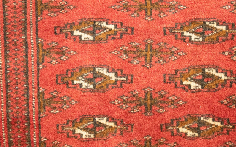 Runner Turkaman Rug - 100 x 50 cm - red