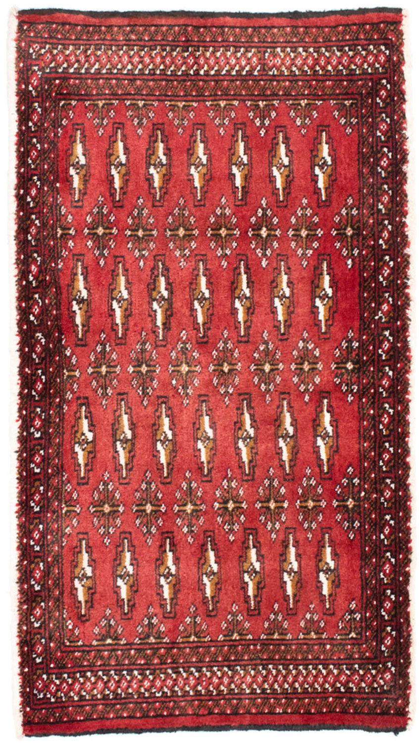 Runner Turkaman Rug - 100 x 50 cm - red